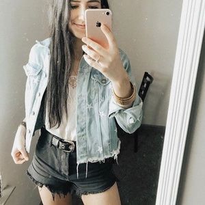 Star denim jacket